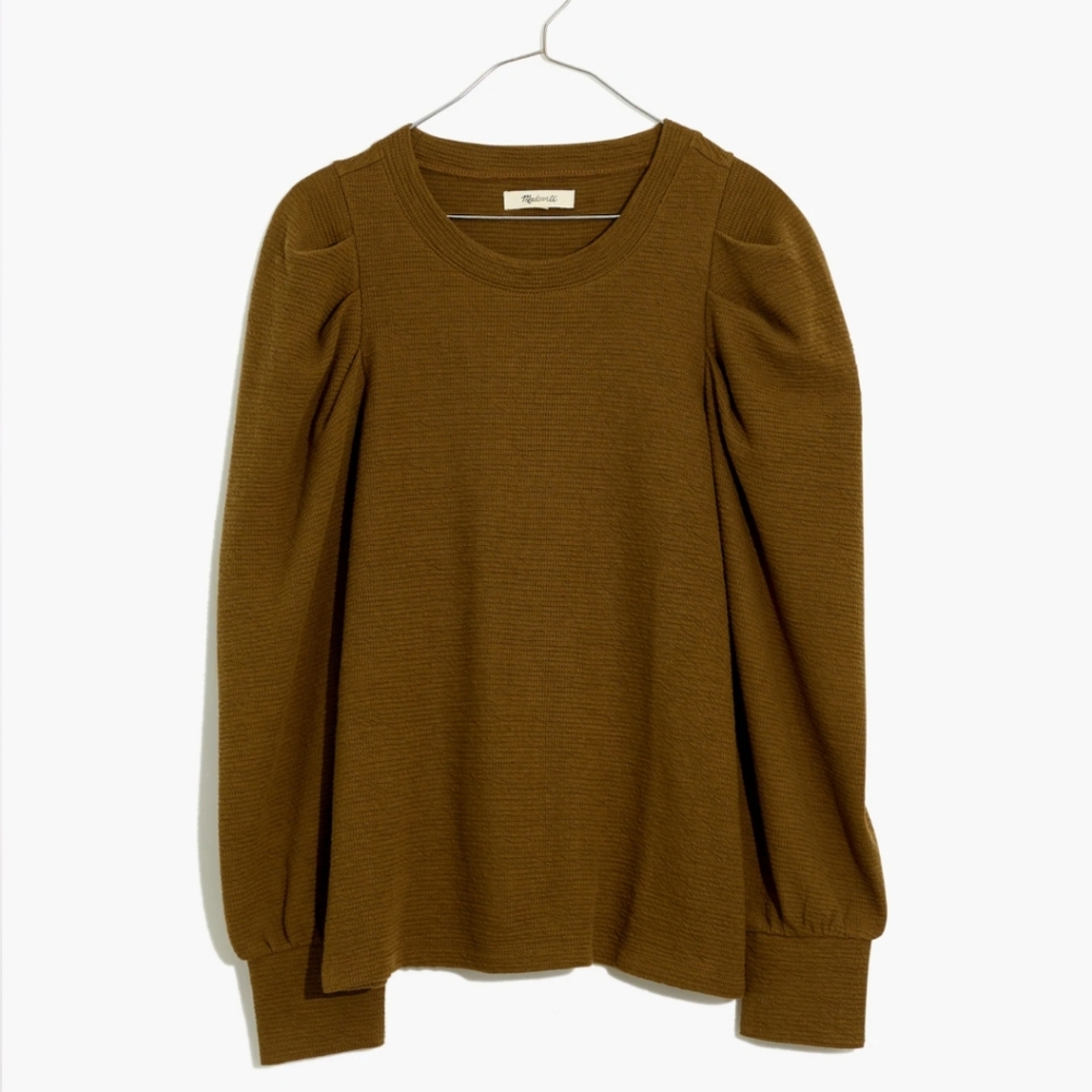 NWT Madewell Pleated Top - Picture 4 of 10